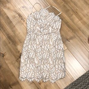 Ivory Lace Halter Dress (tags still on)